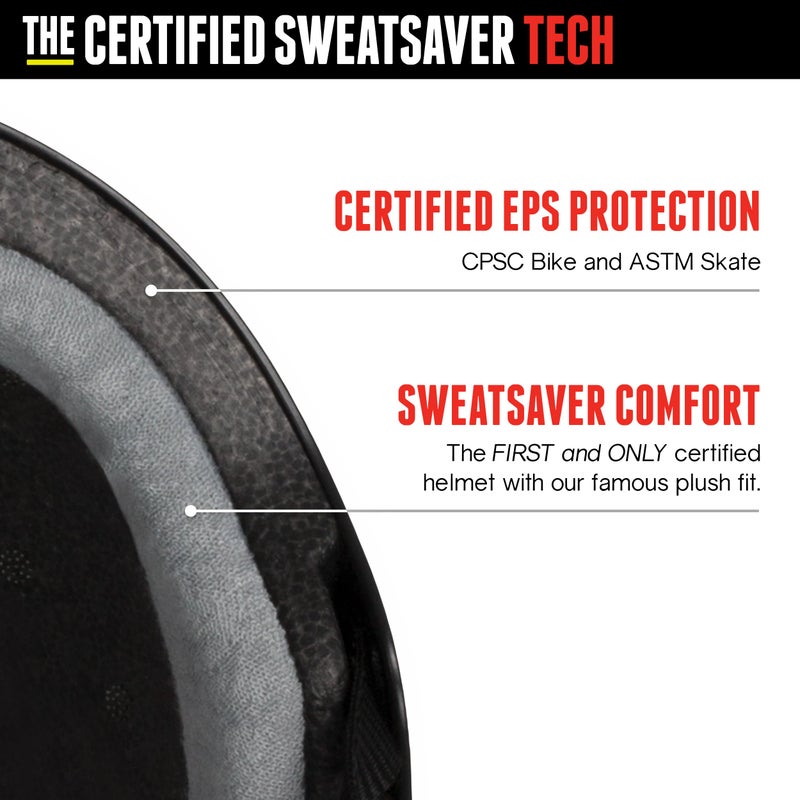 Triple Eight Certified Sweatsaver Helmet for Skateboarding, BMX, Roller Derby, Roller Skating, Inline Skating, Scooter and Bike - Image 4